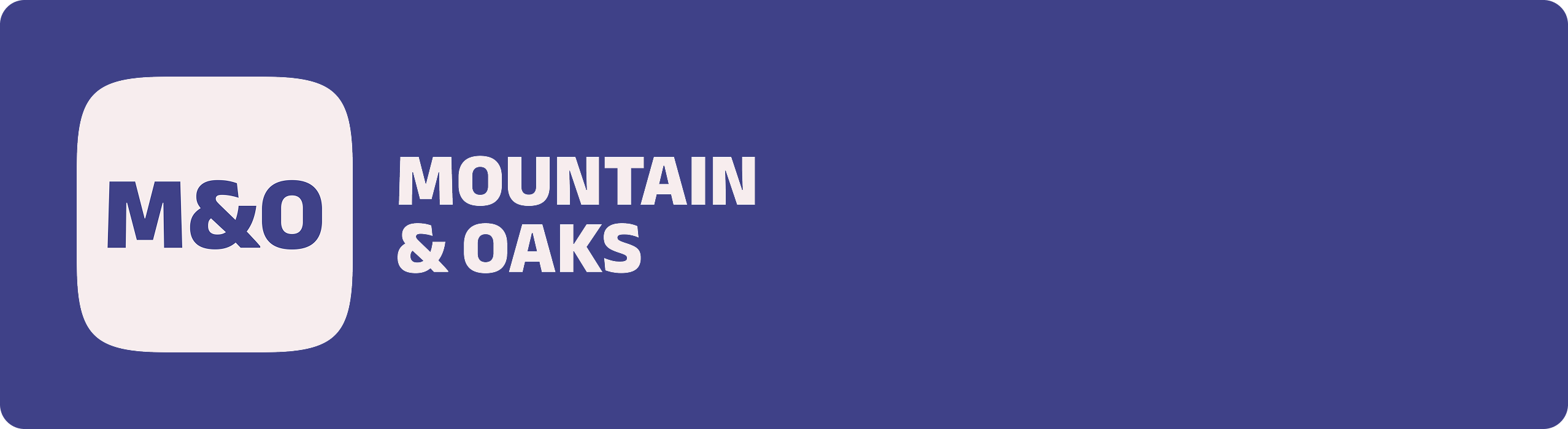 Logo of Mountain and oaks!